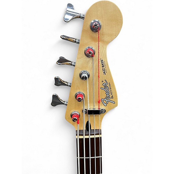 Used Fender Standard Jazz Bass V 5 String Black Electric Bass Guitar