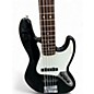 Used Fender Standard Jazz Bass V 5 String Black Electric Bass Guitar
