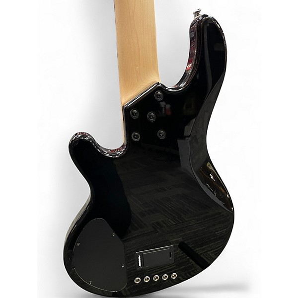 Used Lakland 55-02 Custom Skyline Series 5 String Black Sparkle Electric Bass Guitar