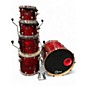 Used TAMA 5 Piece Starclassic Performer Red Silk Drum Kit thumbnail