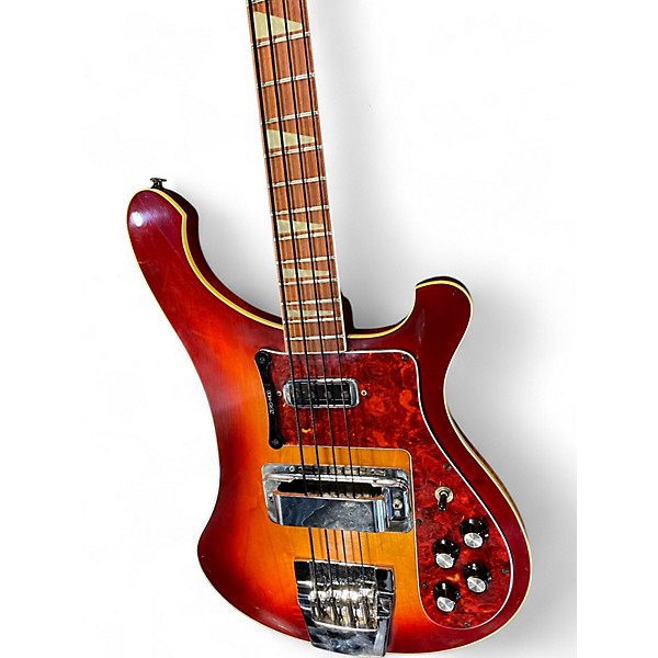 Vintage 1991 Rickenbacker 4001 Fireglo Electric Bass Guitar