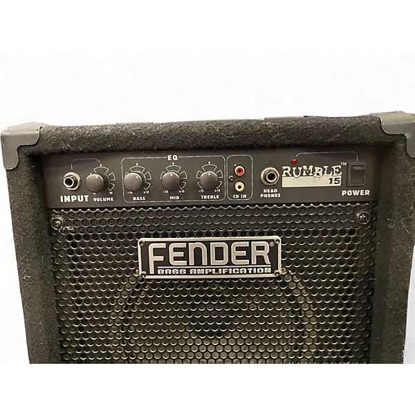 Used Fender Rumble 15 15W 1X8 Bass Combo Amp
