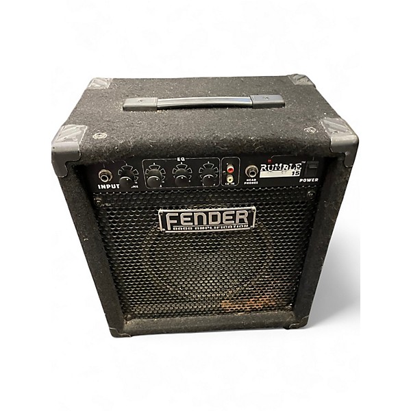 Used Fender Rumble 15 15W 1X8 Bass Combo Amp