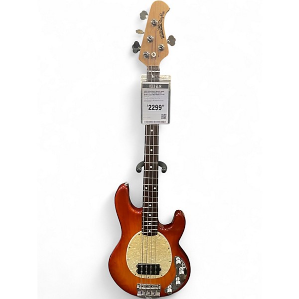 Used Ernie Ball Music Man Stingray 4 String Honey Burst Electric Bass Guitar