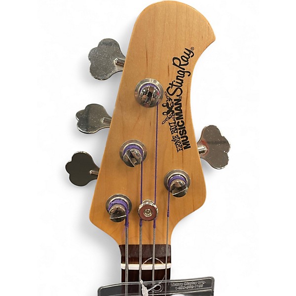 Used Ernie Ball Music Man Stingray 4 String Honey Burst Electric Bass Guitar