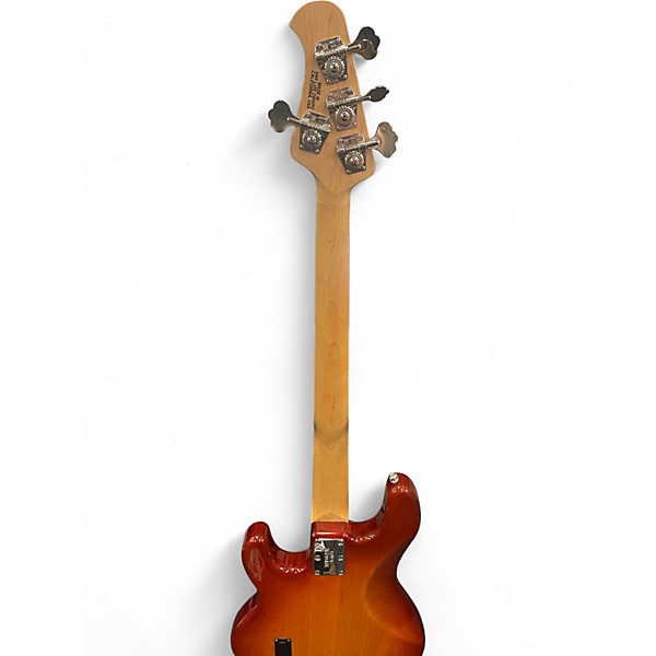 Used Ernie Ball Music Man Stingray 4 String Honey Burst Electric Bass Guitar