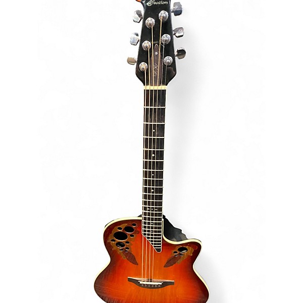 Used Ovation 6778LX ELITE RED FADE Acoustic Electric Guitar