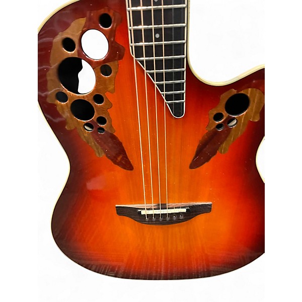 Used Ovation 6778LX ELITE RED FADE Acoustic Electric Guitar