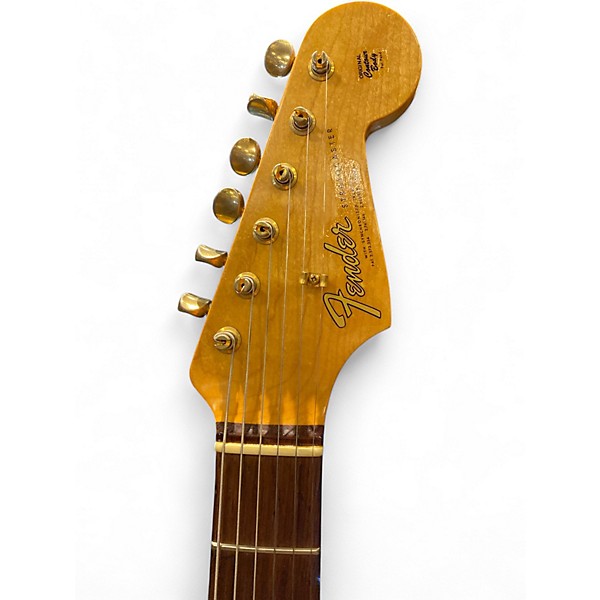 Used 2004 Fender Custom Shop 1965 Stratocaster Relic Aztec Gold Solid Body Electric Guitar