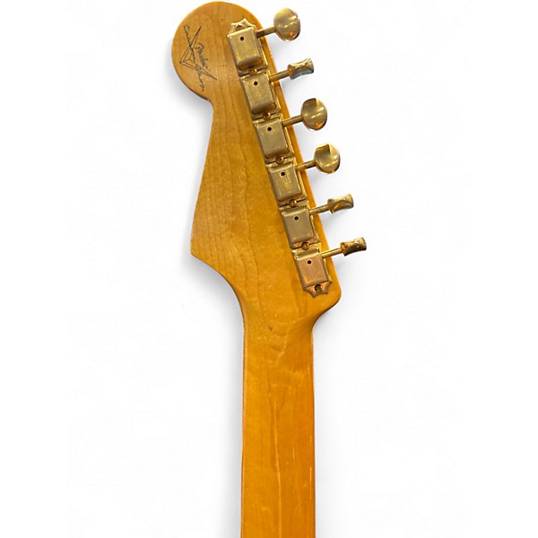 Used 2004 Fender Custom Shop 1965 Stratocaster Relic Aztec Gold Solid Body Electric Guitar