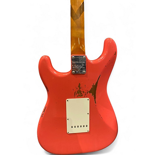Used 2019 Fender Custom Shop LTD 60 Stratocaster Heavy Relic Fiesta Red Solid Body Electric Guitar