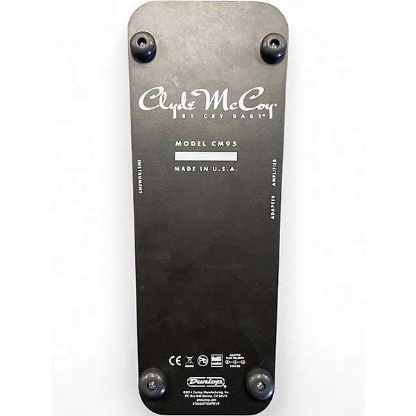Used Dunlop CM95 Clyde McCoy Cry Baby Wah Effect Pedal