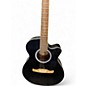 Used Fender FA135CE Concert Black Acoustic Electric Guitar