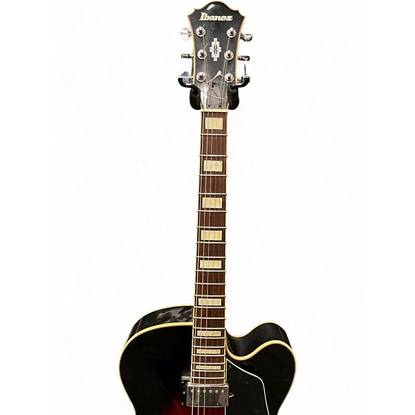 Used Ibanez AF75TRS1205 Candy Red Burst Hollow Body Electric Guitar