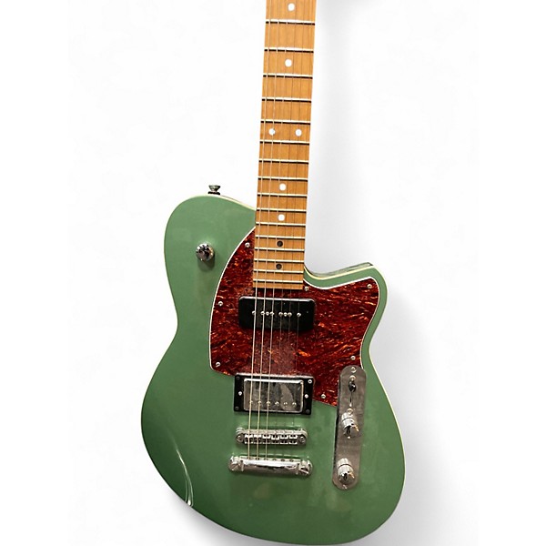 Used Reverend DOUBLE AGENT OG MINT GREEN Solid Body Electric Guitar