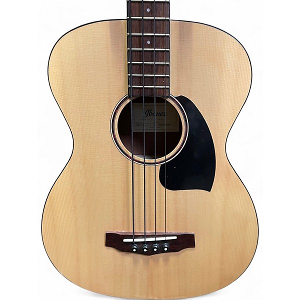 Used Ibanez PCBE12 Natural Acoustic Bass Guitar