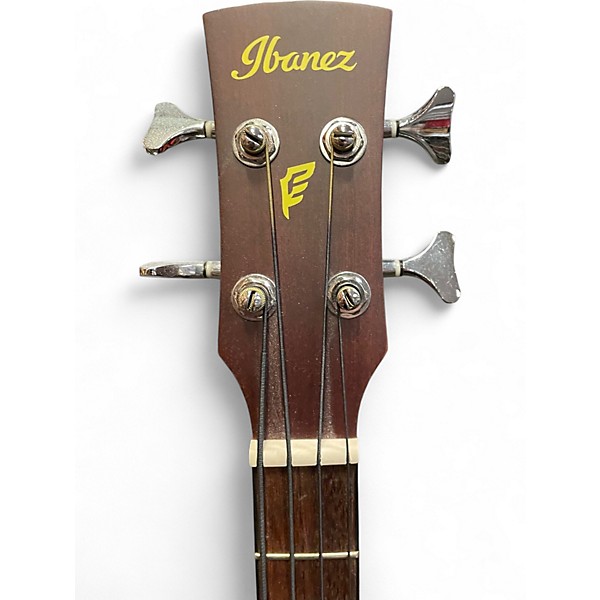 Used Ibanez PCBE12 Natural Acoustic Bass Guitar