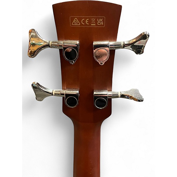 Used Ibanez PCBE12 Natural Acoustic Bass Guitar