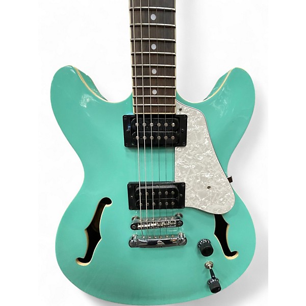 Used Ibanez AS63 Seafoam Green Hollow Body Electric Guitar