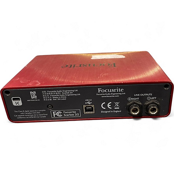 Used Focusrite Scarlett 2i2 Gen 3 Audio Interface