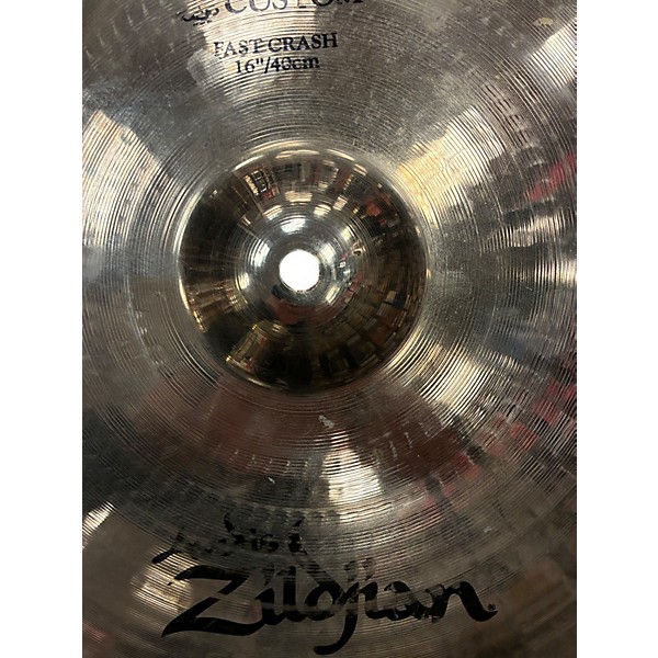 Used Zildjian 16in A Custom Fast Crash Cymbal