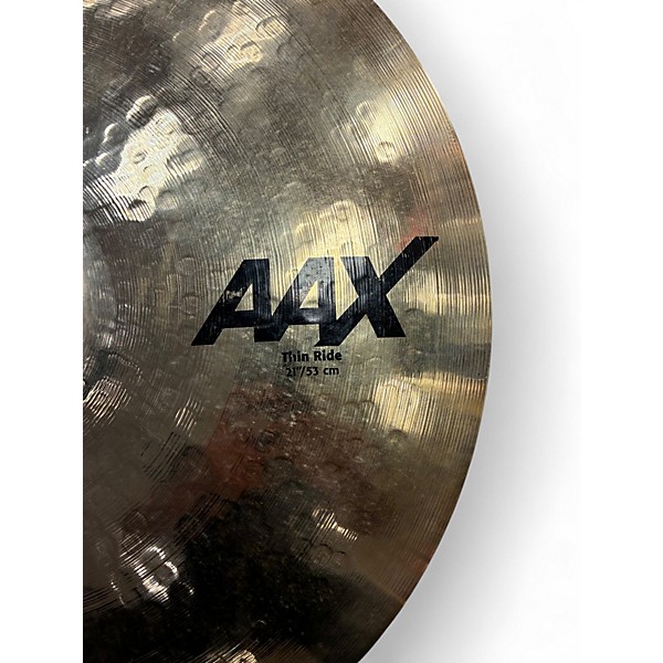 Used SABIAN 21in AAX THIN RIDE Cymbal