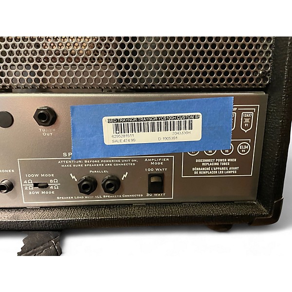 Used Traynor Traynor YCS100H Custom Special 100 Tube Guitar Amp Head