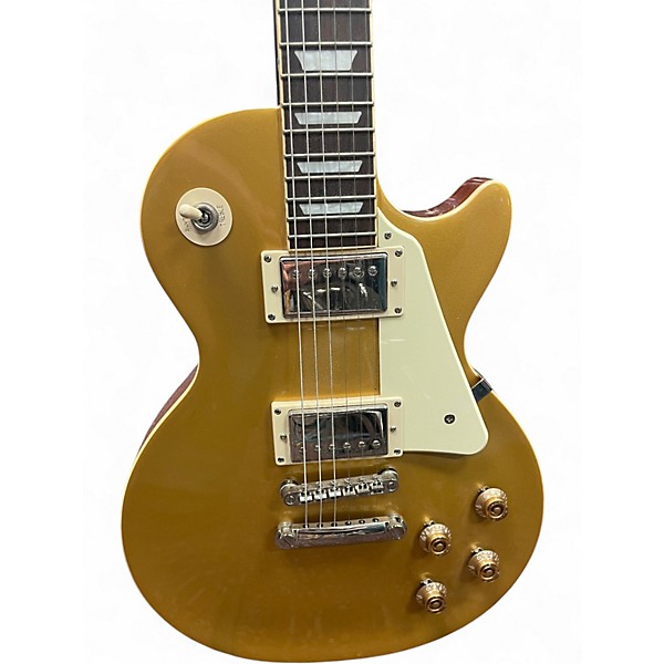 Used Epiphone Les Paul Standard 1950s Metallic Gold Solid Body Electric Guitar