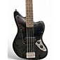Used Squier Affinity Jaguar Charcoal Frost Metallic Electric Bass Guitar