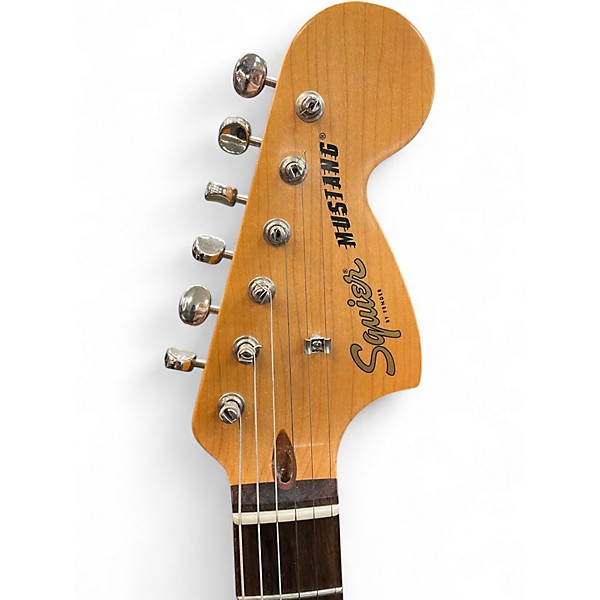 Used Squier Classic Vibe 60s Mustang Vintage White Solid Body Electric Guitar