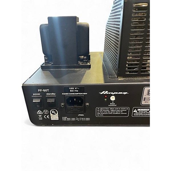 Used Ampeg pf50t Tube Bass Amp Head
