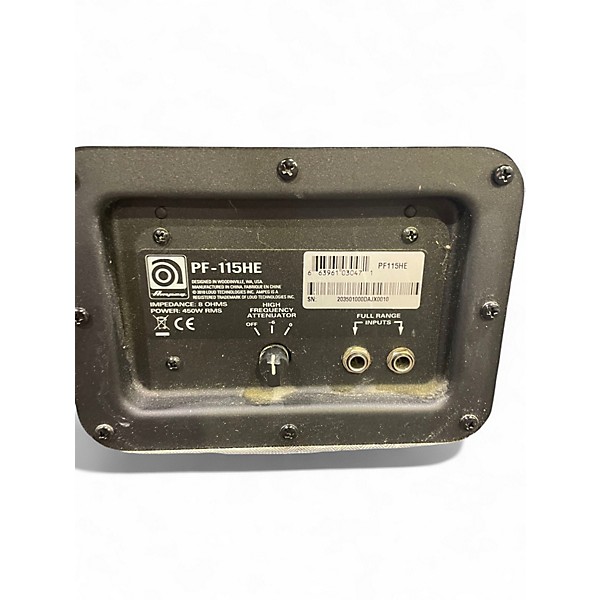 Used Ampeg PF115HE Portaflex 1x15 Bass Cabinet