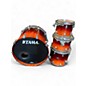 Used TAMA 5 Piece Starclassic red burst Drum Kit thumbnail