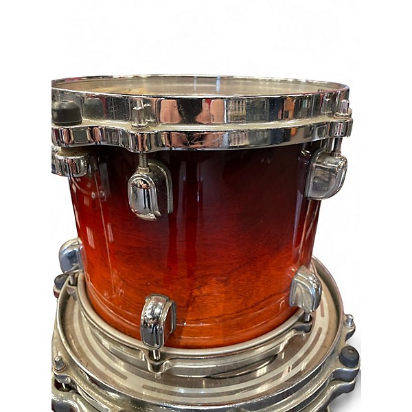 Used TAMA 5 Piece Starclassic red burst Drum Kit