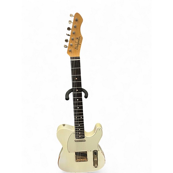 Used Bluesman Vintage telecaster coupe Antique Ivory Solid Body Electric Guitar