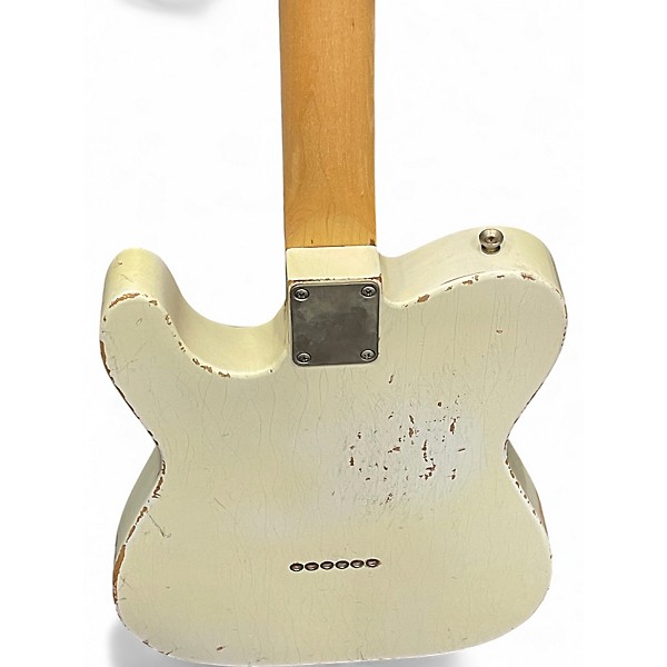 Used Bluesman Vintage telecaster coupe Antique Ivory Solid Body Electric Guitar