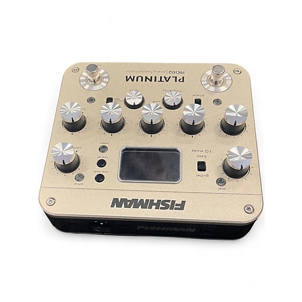 Used Fishman PROPLT101 Platinum EQ Pre With DI Acoustic Guitar Pickup