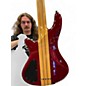 Used Schecter Guitar Research Elite 5 Diamond Series Red Electric Bass Guitar