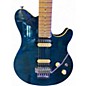 Used 2006 Ernie Ball Music Man Axis Translucent Blue Solid Body Electric Guitar