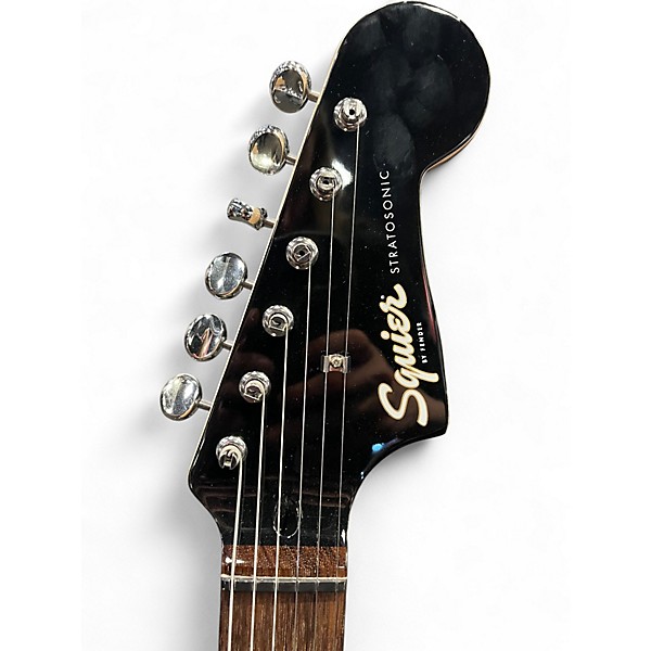 Used Squier STRAT O SONIC Blue Solid Body Electric Guitar