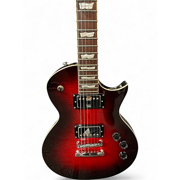Used 2020s ESP LTD EC256 Crimson Red Burst Solid Body Electric Guitar