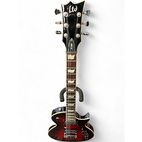 Used 2020s ESP LTD EC256 Crimson Red Burst Solid Body Electric Guitar
