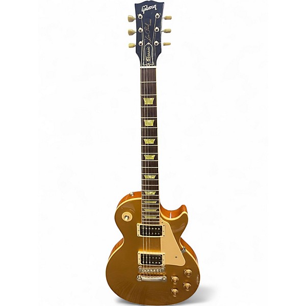Used Gibson Les Paul Classic 60s Neck Gold Top Solid Body Electric Guitar