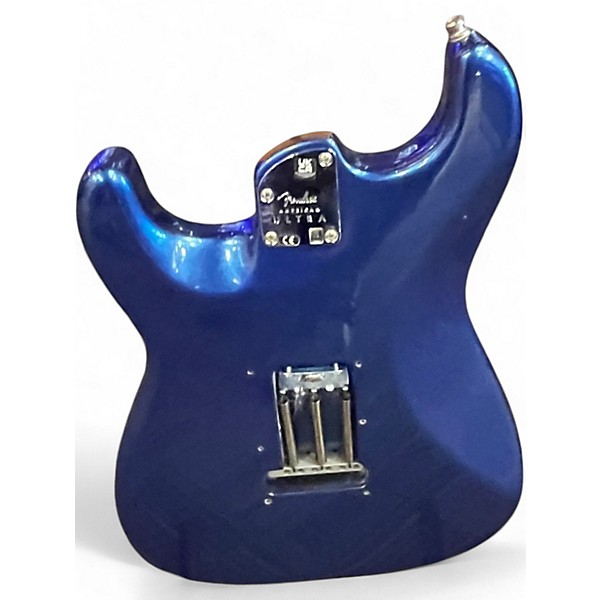 Used Fender American Ultra Stratocaster HSS BLUE Solid Body Electric Guitar