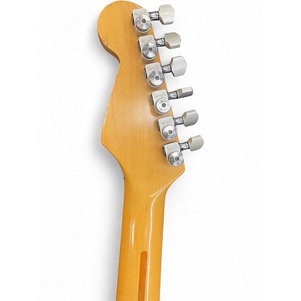 Used Fender Stratocaster Deluxe Graffiti Yellow Solid Body Electric Guitar