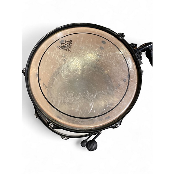 Used Pearl 5 Piece Vision Black and Silver Drum Kit