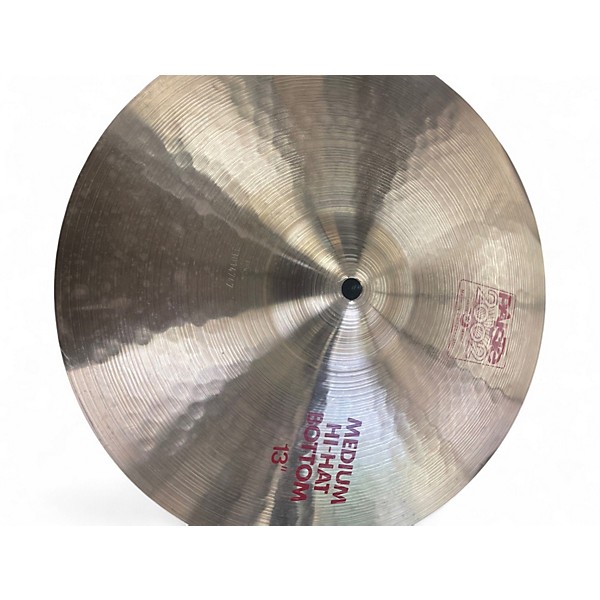 Used Paiste 13in 2002 Medium Hi Hat Pair Cymbal