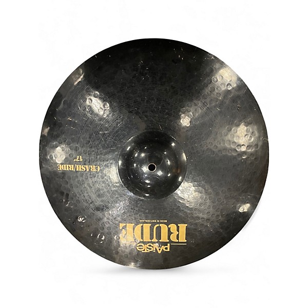 Used Paiste 17in Rude Classic Crash Ride Cymbal