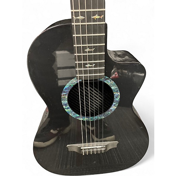 Used RainSong JOHN A DECKER JR CARBON FIBER Black Acoustic Guitar