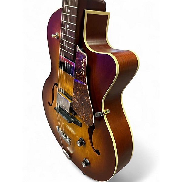 Used Godin 5th Avenue CW Kingpin II HB Cognac Burst Hollow Body Electric Guitar